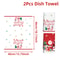 Merry Christmas Party Decoration Xmas Santa Claus Dish Towel Navidad Natal New Year Gift Christmas 6