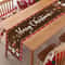 Christmas Table Runner Wood Grain Decorations Gnome Christmas Table Cover 3