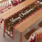 Christmas Table Runner Wood Grain Decorations Gnome Christmas Table Cover 3