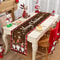 Christmas Table Runner Wood Grain Decorations Gnome Christmas Table Cover 7