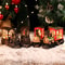 Merry Christmas Crystal Ball LED Lights Santa Claus Train Xmas Decoration For Home And Party Gift 2