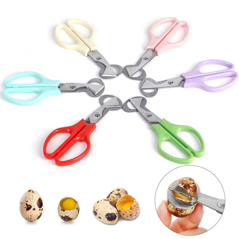 Stainless Steel Quail Egg Shell Scissors Multifunction Kitchen Tool Cutter 7