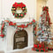 Exquisite Handmade Christmas Wreath HighQuality Door Hanging Simulation Home Decor For Window 2