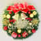 Exquisite Handmade Christmas Wreath HighQuality Door Hanging Simulation Home Decor For Window 6