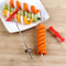 Creative Potato Spiral Cutter, Stainless Steel Vegetable Slicer, Twisted Slice Tool for Kitchen