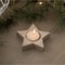 Christmas Tree Shape Candle Holder Wooden Snowflake Xmas Decor For Home Decoration 7