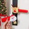 Santa Claus Christmas Door Handle Covers Festive Door Handle Covers Xmas Holiday Decor Christmas De 0
