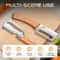 Ergonomic Wooden Vegetable Peeler for Kitchen, Multi-Functional Fruit & Veggie Peeler, Julienne Cutter for Carrot