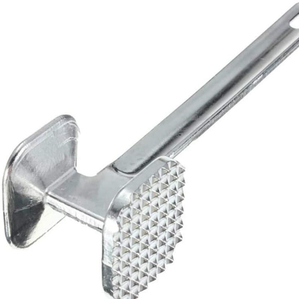 Zinc Alloy Meat Tenderizer Hammer Mallet Tool For Pounding Steak Chicken Pork Meat 2