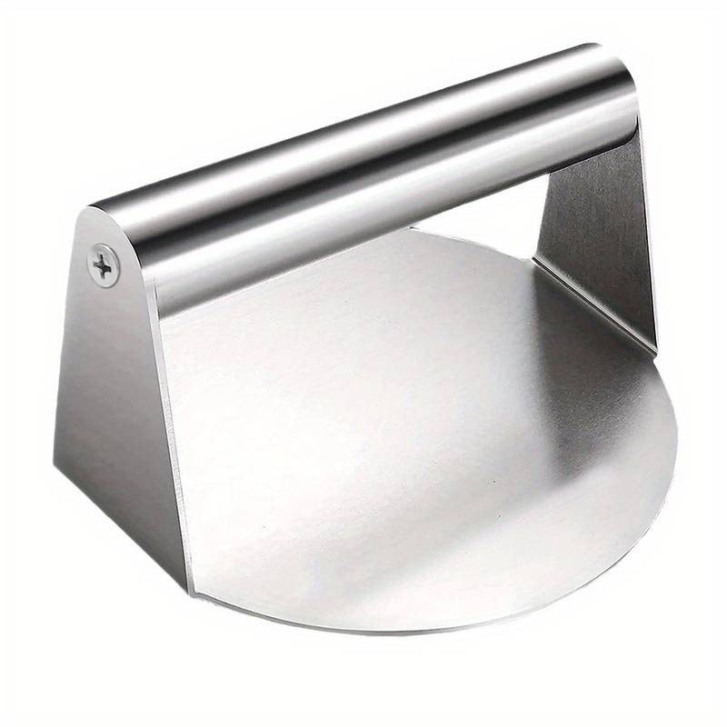 Circular Meat Press Mold for Deli Meats, Stainless Steel Smash Burger Press, Hamburger Patties Meat Masher for Kitchen