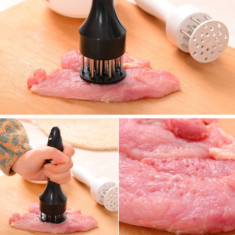 White Tender Meat Needle Hammer For Household Use Pork Chop Chicken Chop 6
