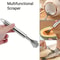 Fruit Spoon Planer, Melon and Coconut Seed Remover, Stainless Steel Scraper
