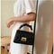 Womens Grid Pattern Tote Bag Fashion PU Leather Crossbody High Quality Bag Buckle Decoration Flap W 5