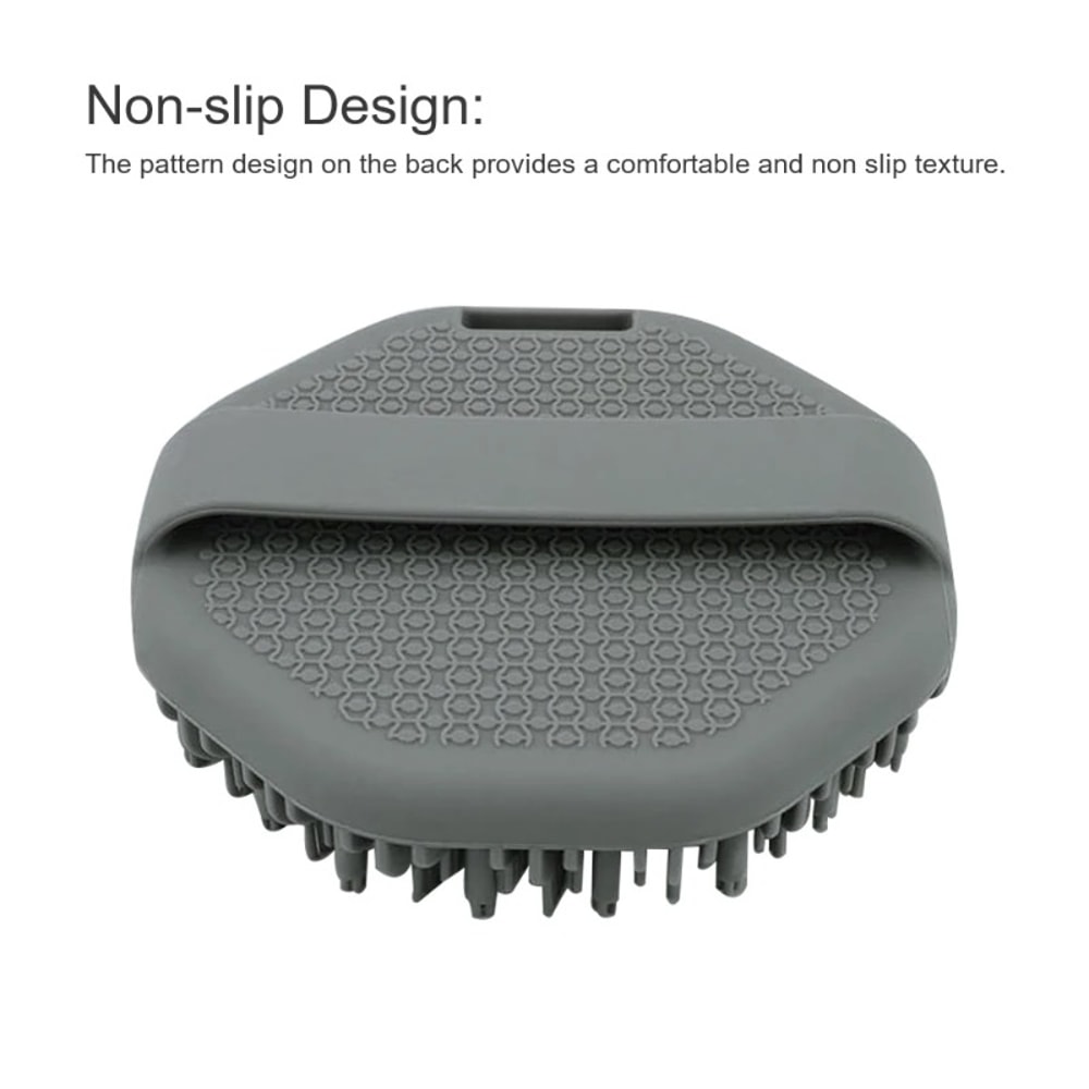 Deep Exfoliation And Rubbing Massage Brush Silicone Body Scrubber Bathroom Bathing Tool 2