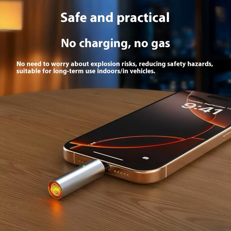 Mini Electronic Lighter Portable Low Consumption Outdoor Phone Lighter Windproof And Energy Saving 0