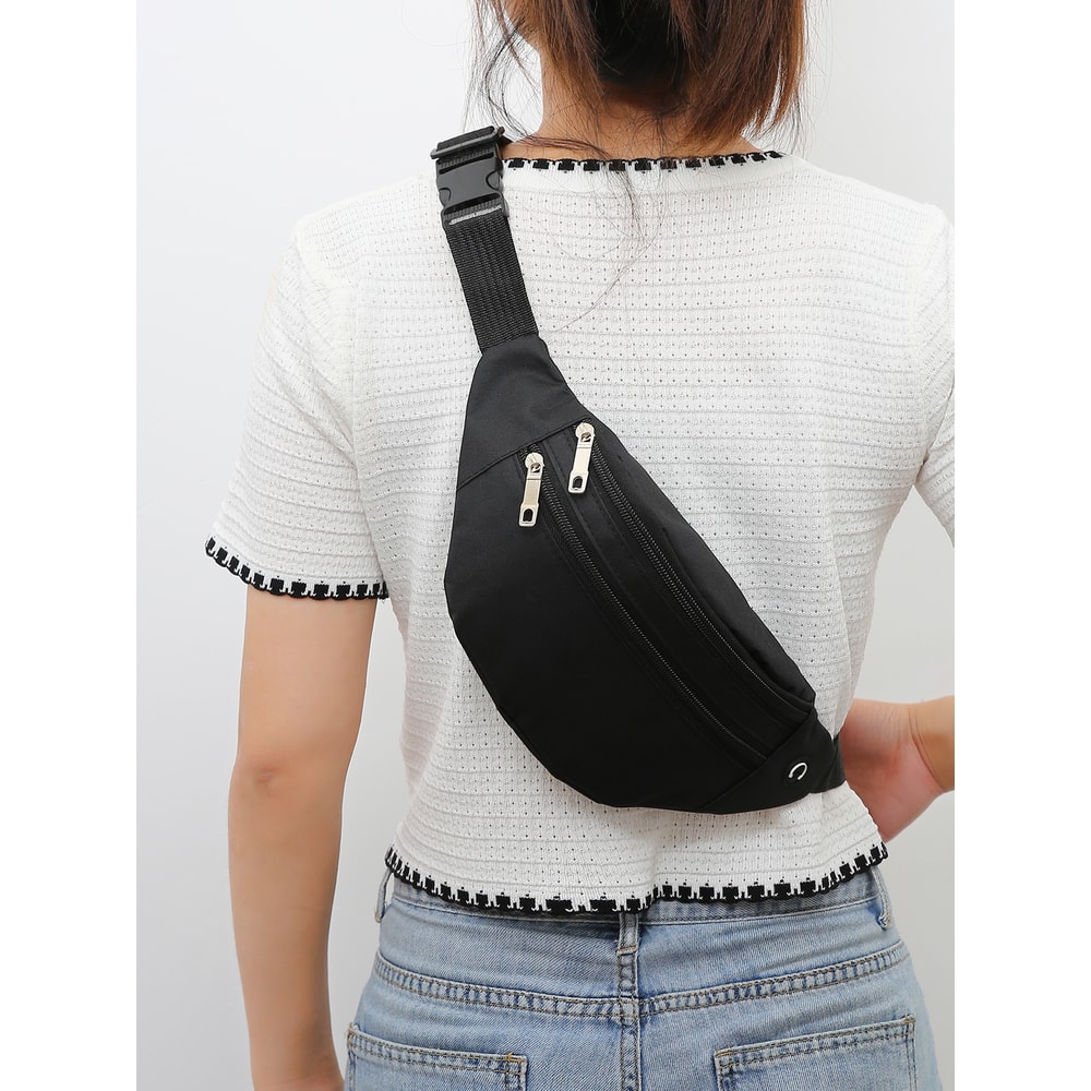 Fanny Pack, Mobile Waist Bag For Men Women, Large Capacity, Anti Splash, Multifunctional