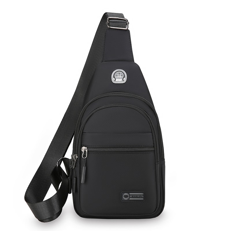 Lightweight Messenger Bag Adjustable Shoulder Strap Zipper Closure Daily Use Can Also Be Used As Ch 4