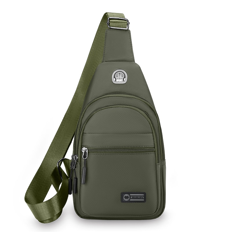Lightweight Messenger Bag Adjustable Shoulder Strap Zipper Closure Daily Use Can Also Be Used As Ch 3