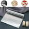 Stainless Steel Cake Scraper, Dough Fondant Spatulas for Baking