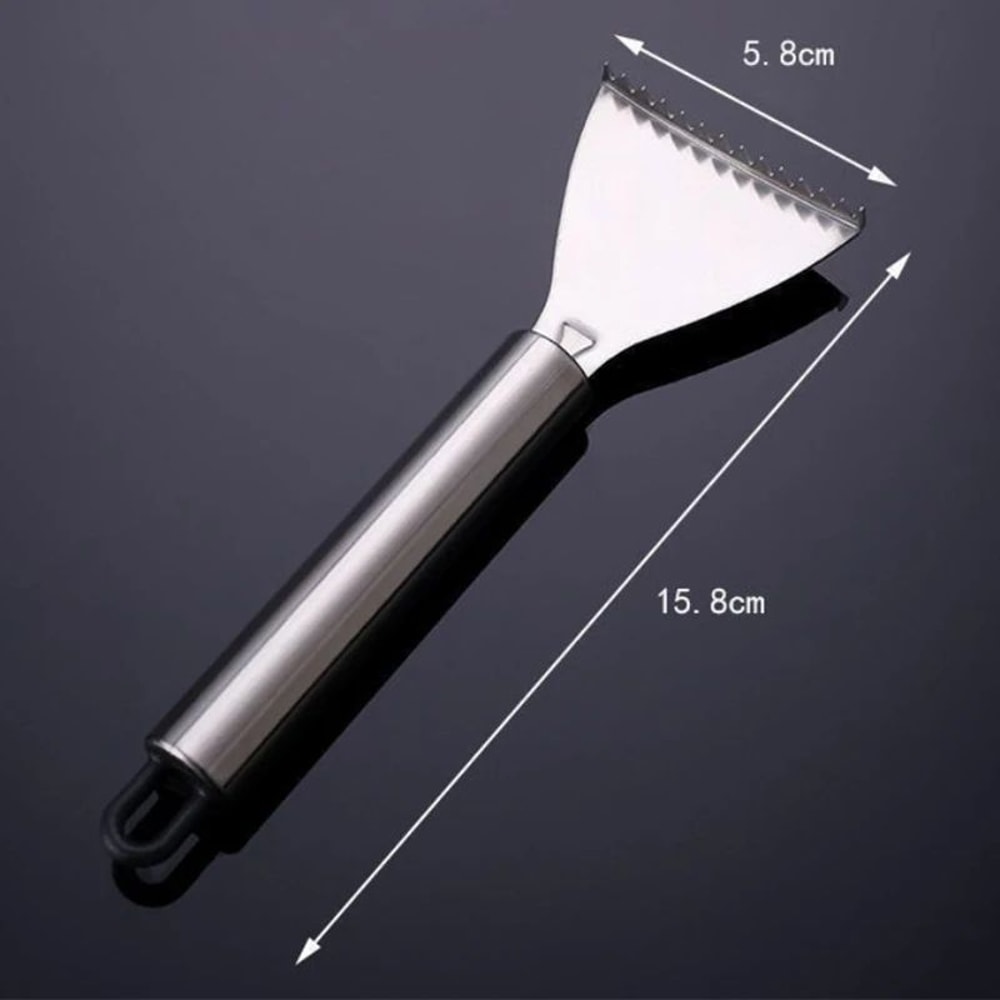 Stainless Steel Fish Scales Scraper Cleaning Tweezers Peeler Removal Gadget Tool For Kitchen 2