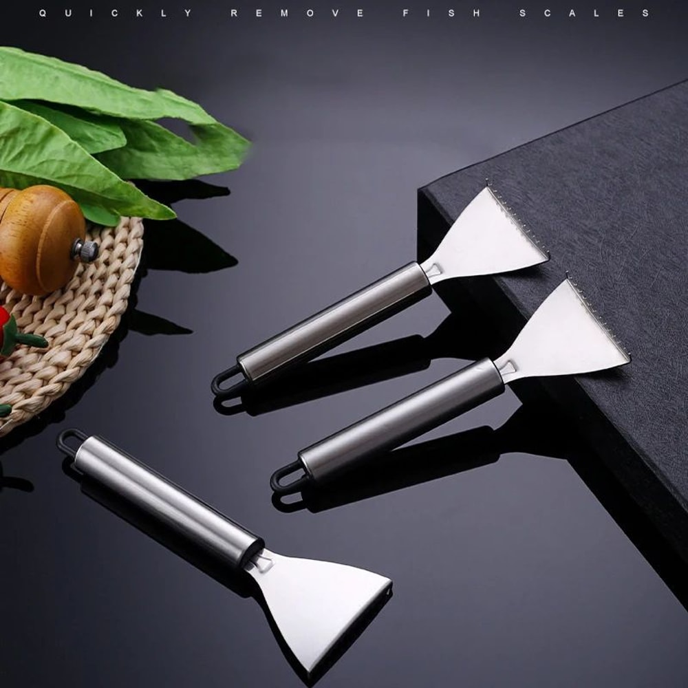 Stainless Steel Fish Scales Scraper Cleaning Tweezers Peeler Removal Gadget Tool For Kitchen 3