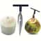 Portable Coconut Spatula Knife, Stainless Steel Coconut Opener with Ergonomic Handle