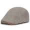 Solid Warm Newsboy Caps For Autumn And Winter Polyester Flat Peaked Cap Painter Beret Hats For Men 5