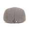 Solid Warm Newsboy Caps For Autumn And Winter Polyester Flat Peaked Cap Painter Beret Hats For Men 4