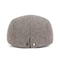Solid Warm Newsboy Caps For Autumn And Winter Polyester Flat Peaked Cap Painter Beret Hats For Men 4