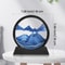 Deep Sea Sandscape Hourglass Moving Sand Art Round Glass Craft Painting Home Office Decor For Relax 1