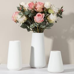 durable plastic flower vase, elegant nordic vase ornaments, home living room decoration, creative flower art