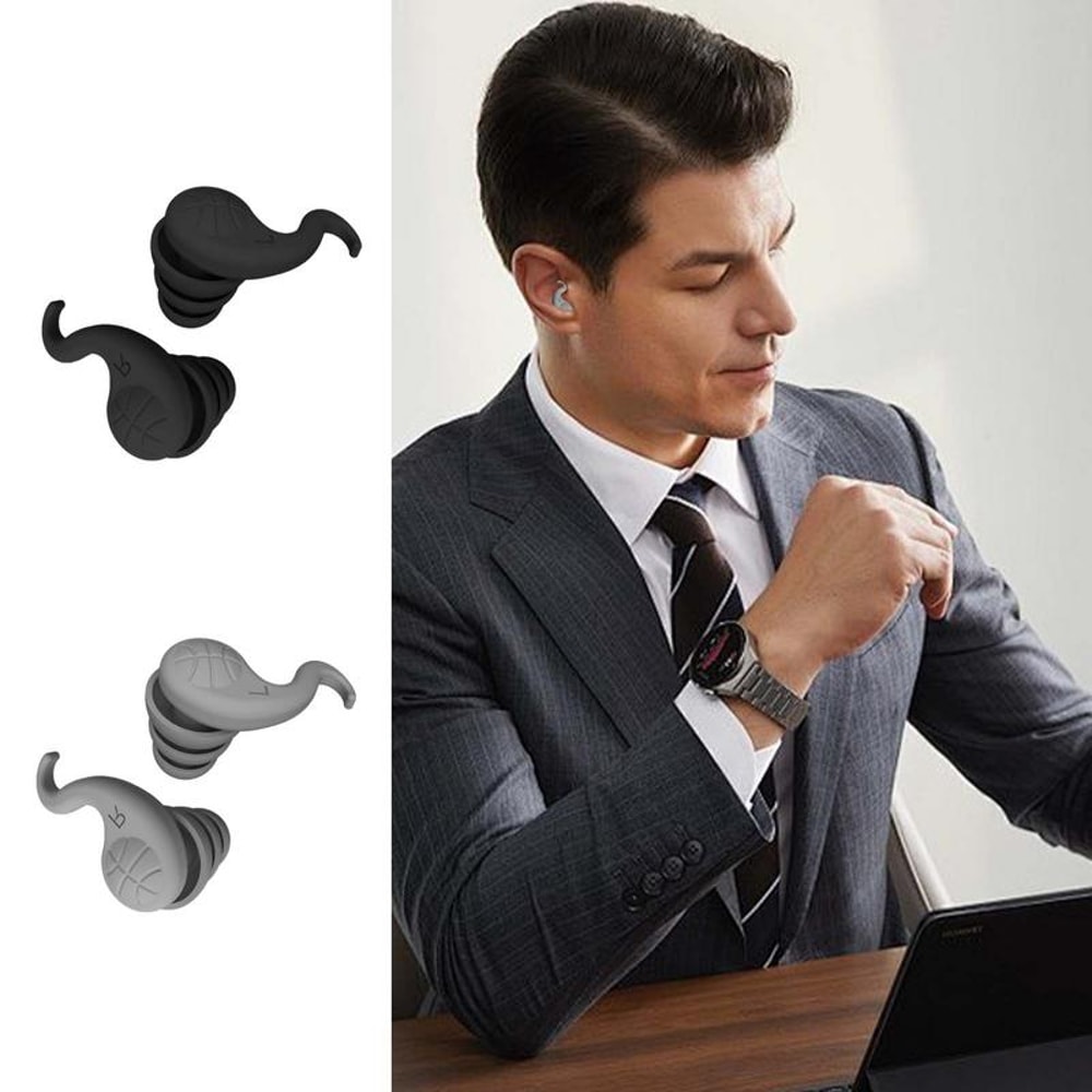 Silicone Earplugs For Sound Reduction Noise Cancelling Earplugs For Sleep Comfortable Ear Plugs For