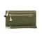 MultiPocket Womens Leather Wallet Double Zipper Clutch Phone Coin Card Holder Wristlet 4