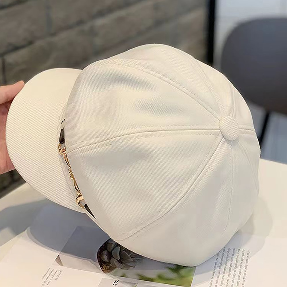 Retro Berets Caps For Women Winter Women Berets Female Octagonal Newsboy Hat Bonnets Hats For Women 6