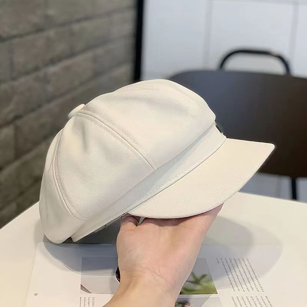 Retro Berets Caps For Women Winter Women Berets Female Octagonal Newsboy Hat Bonnets Hats For Women 7