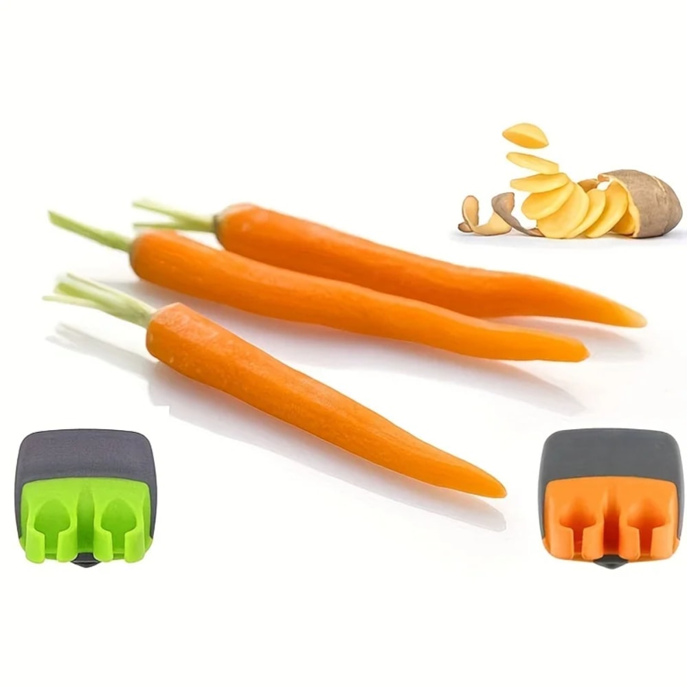 Comfortable Palm Peeler With Rubber Finger Grip 1pc Stainless Steel Vegetable Peeler For Carrots Ea 7