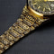 Mens Analog Wristwatch Vintage Quartz Watch Stainless Steel Strap 8