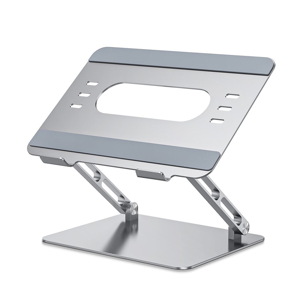 Ergonomic Adjustable Laptop Stand For Desk Aluminum Riser For Notebook Sturdy Laptop Stand 2