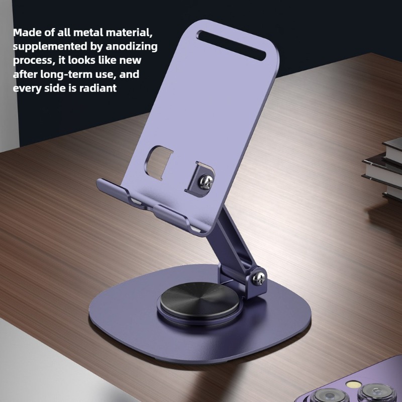 Desktop Stand For IPad Samsung IPhone Rotating Cell Phone Holder Mobile Mount 6