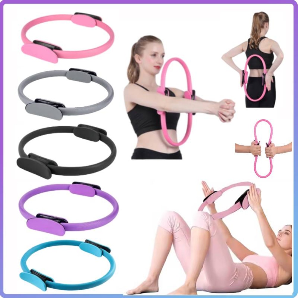 Pilates Circle Yoga Ring For Home Gym Exercise Resistance Elasticity Ring 2