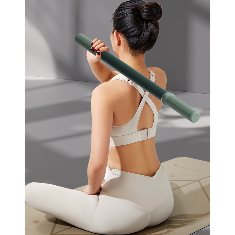 Portable Fitness Exercise Roller Yoga Stick for Full Body Stretching and Muscle Recovery