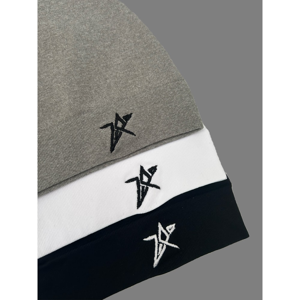 Soft Breathable Star Embroidered Skull Cap Beanie For Hiking Cycling Sports 4