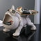 Home Decor Bulldog Sculpture Animal Ornament Key Storage Figurine 0