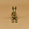 Exquisite Vintage Brass Egyptian Pharaoh Hound Statue for Shelves and Decor