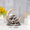 Cute Elephant Sleeping on The Moon Animal Present Acrylic Ornament for Bookshelf