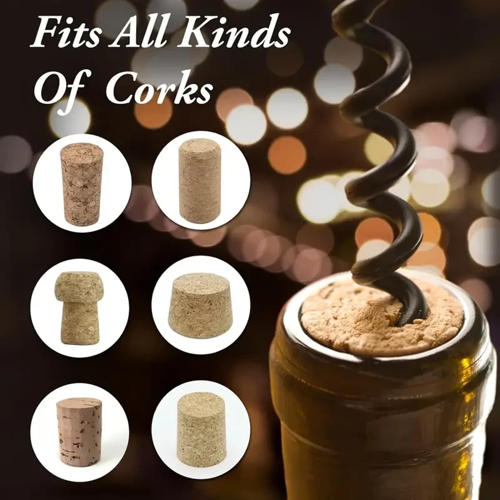 Multi-Functional Bottle Opener, Wine Corkscrew, Premium Stainless Steel Beer Cap Remover