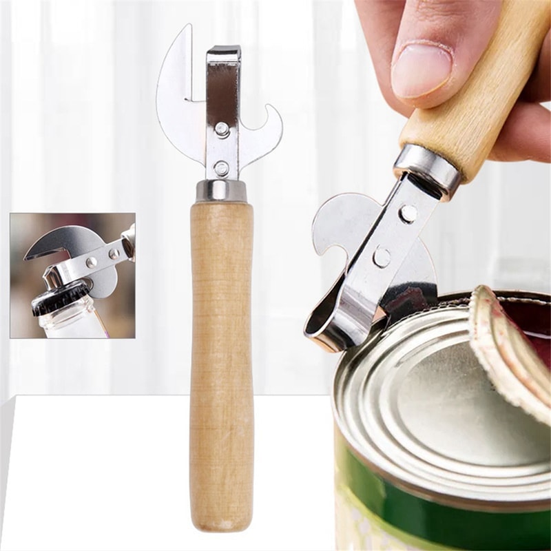 Manual Lid Remover Multifunction Can Opener Utensil Gadgets for Jars Canisters Kitchen Accessories