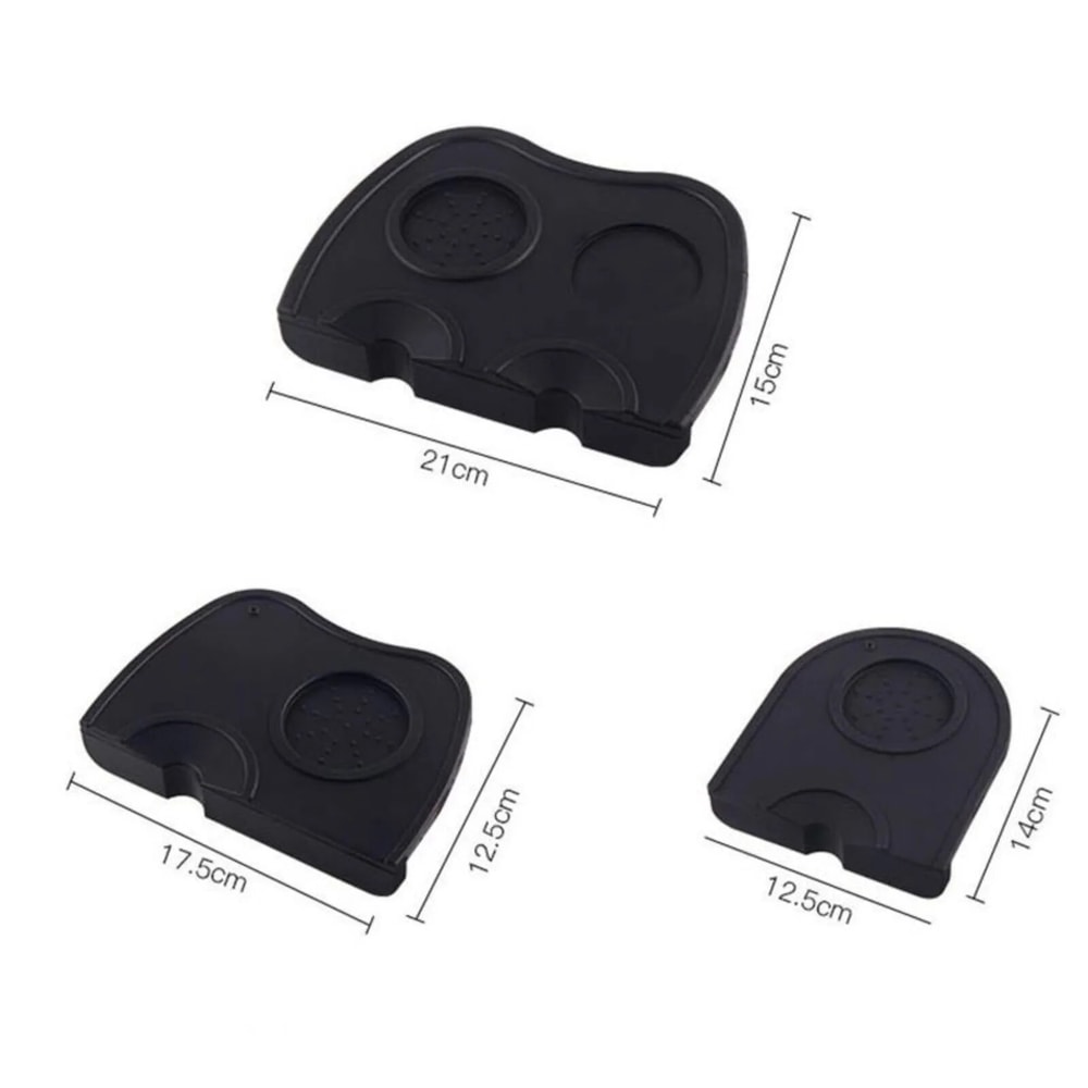 Press Tampering Holder Corner Mat Silicone Coffee Tamper Pad 5
