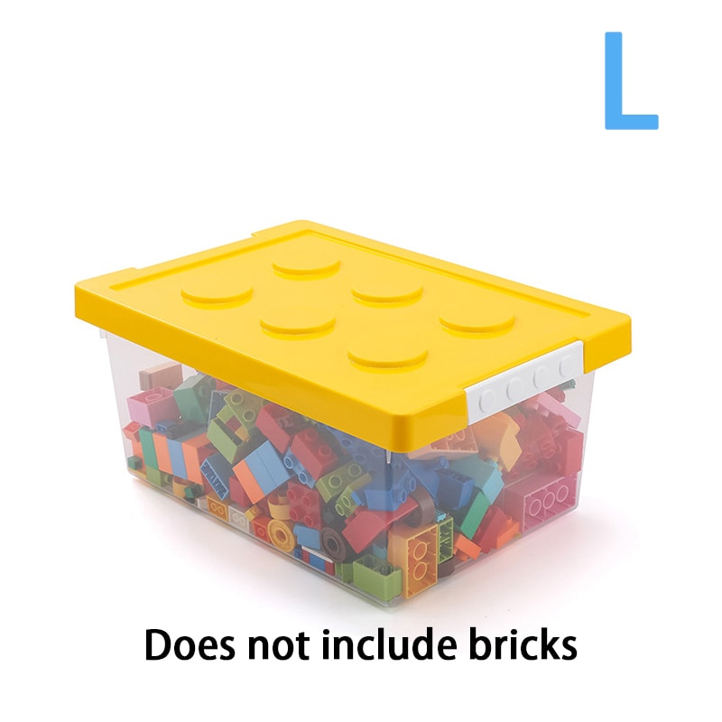 Stackable Kids Toy Organizer, Building Block Storage Box, Block Case Container, Stationary Holder, Sundries Snack Box