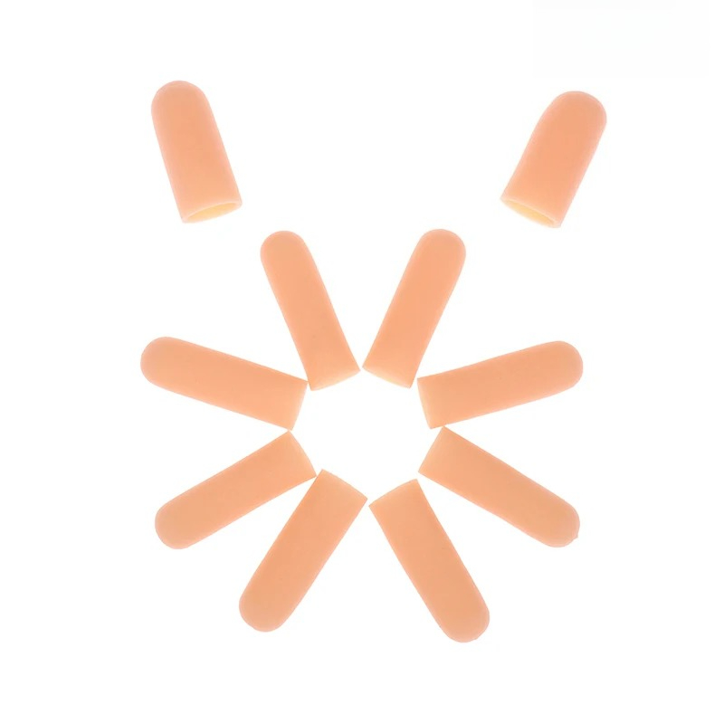 Heat Resistant Gel Tube Anti Cut Silicone Finger Protector, Hand Bandage Cooking Kitchen Tools